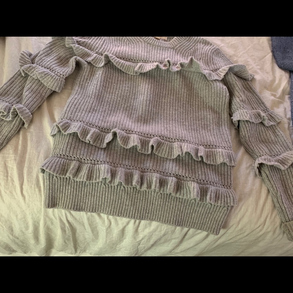Michael Kors ruffle sweater